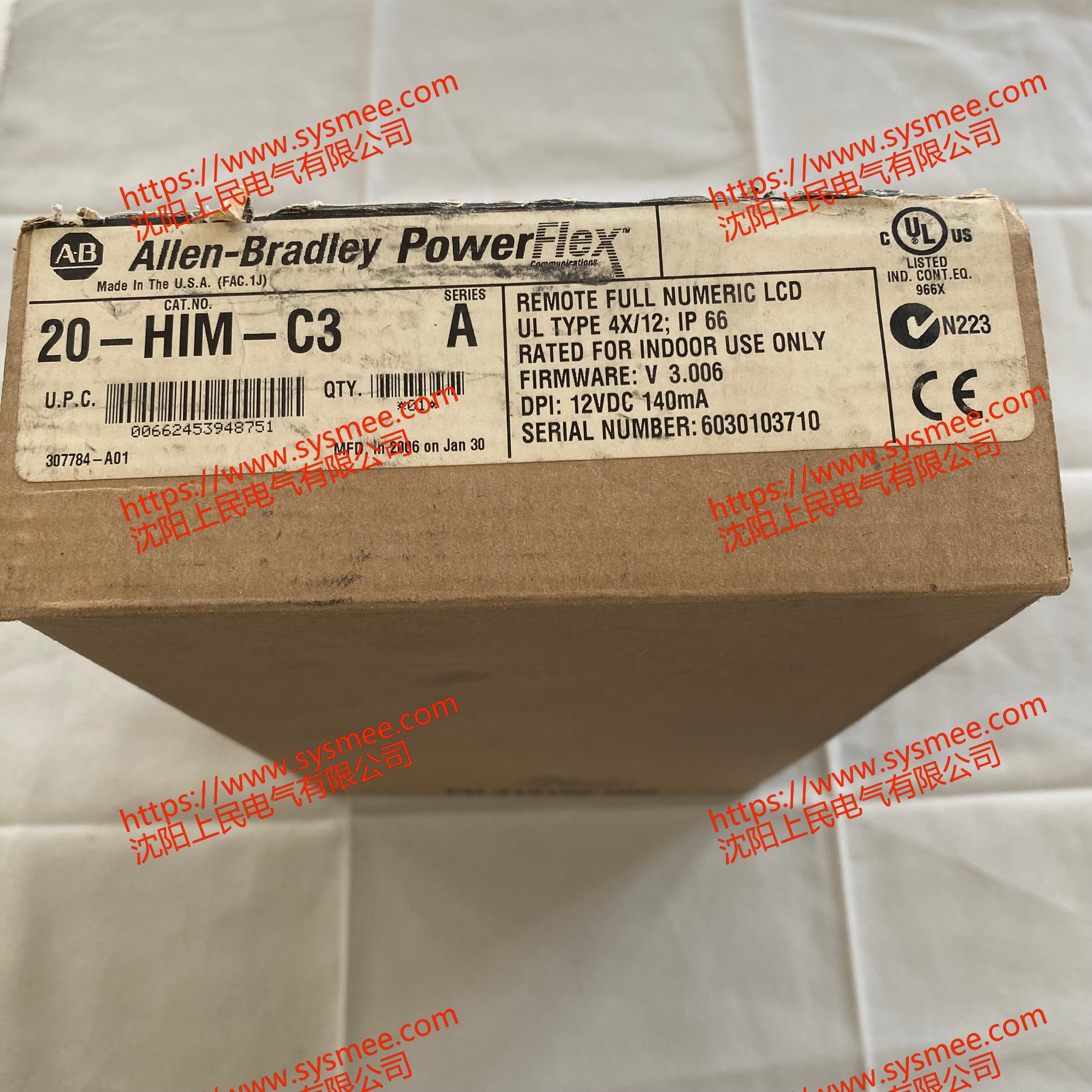 Allen-Bradley 罗克韦尔20-HIM-C3/A是一款 PowerFlex 远程液晶显示操作面板