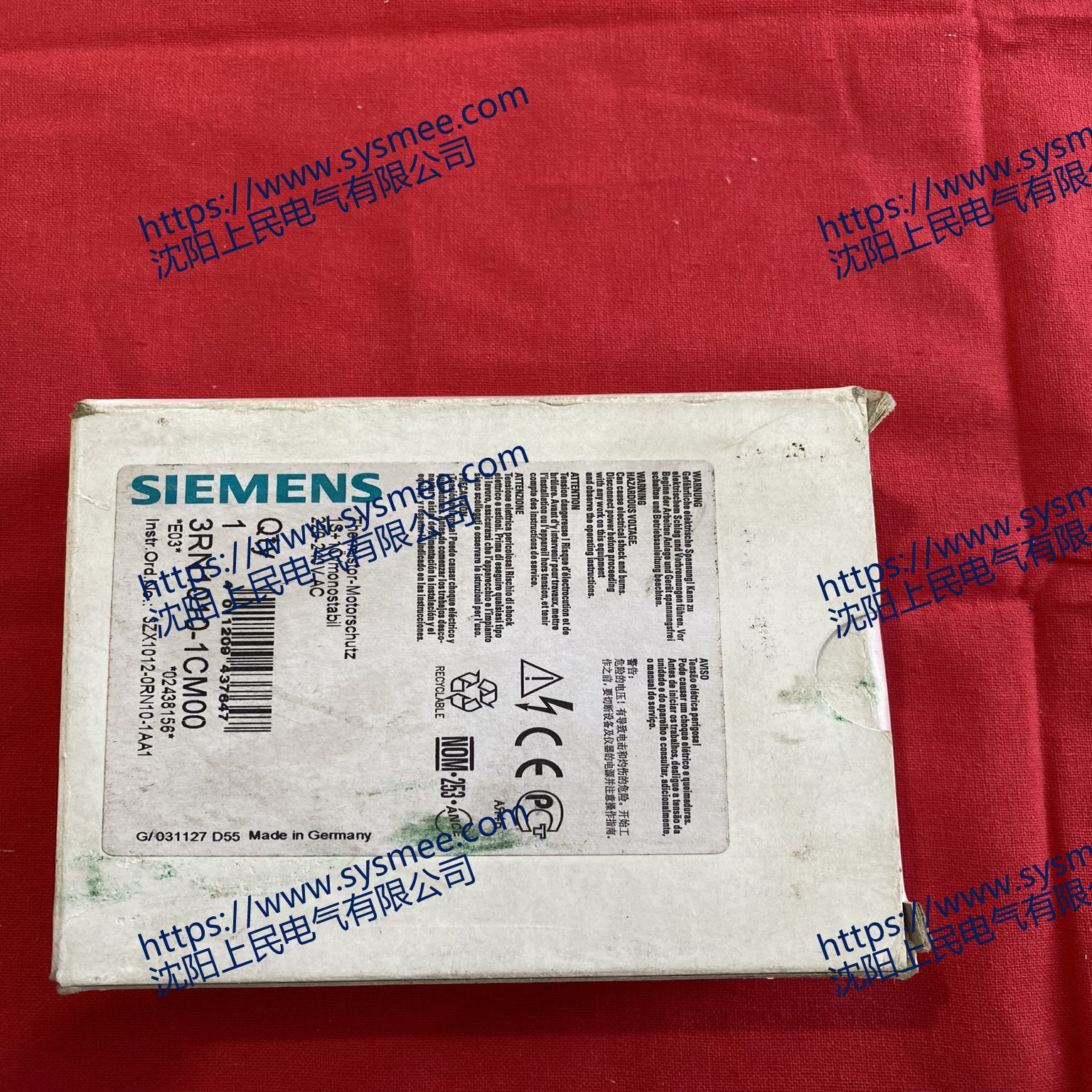 SIEMENS西门子3RN1010-1CM00是一款保护继电