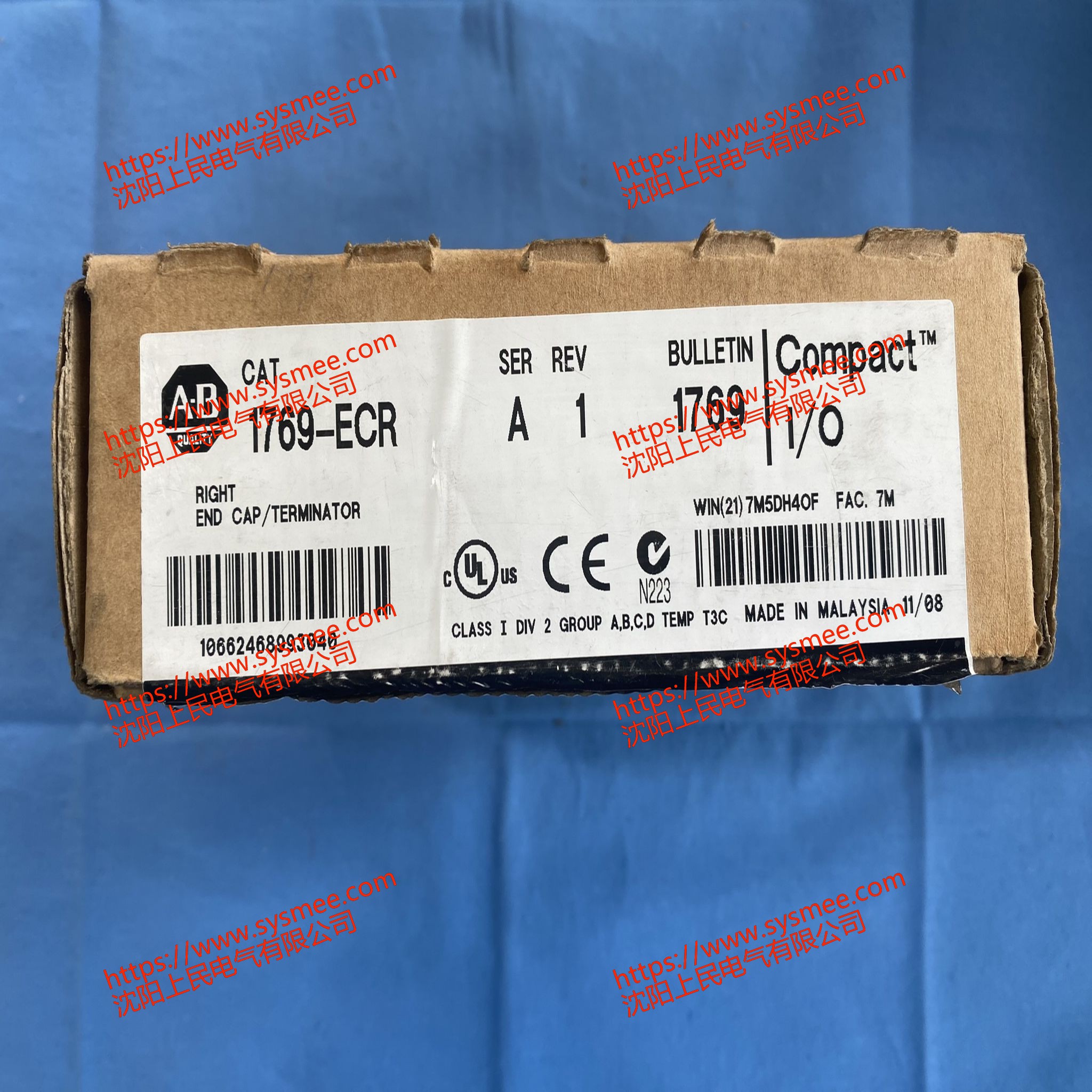 Allen-Bradley 罗克韦尔1769-ECR/A是一款 CompactLogix 系列的右端盖模块