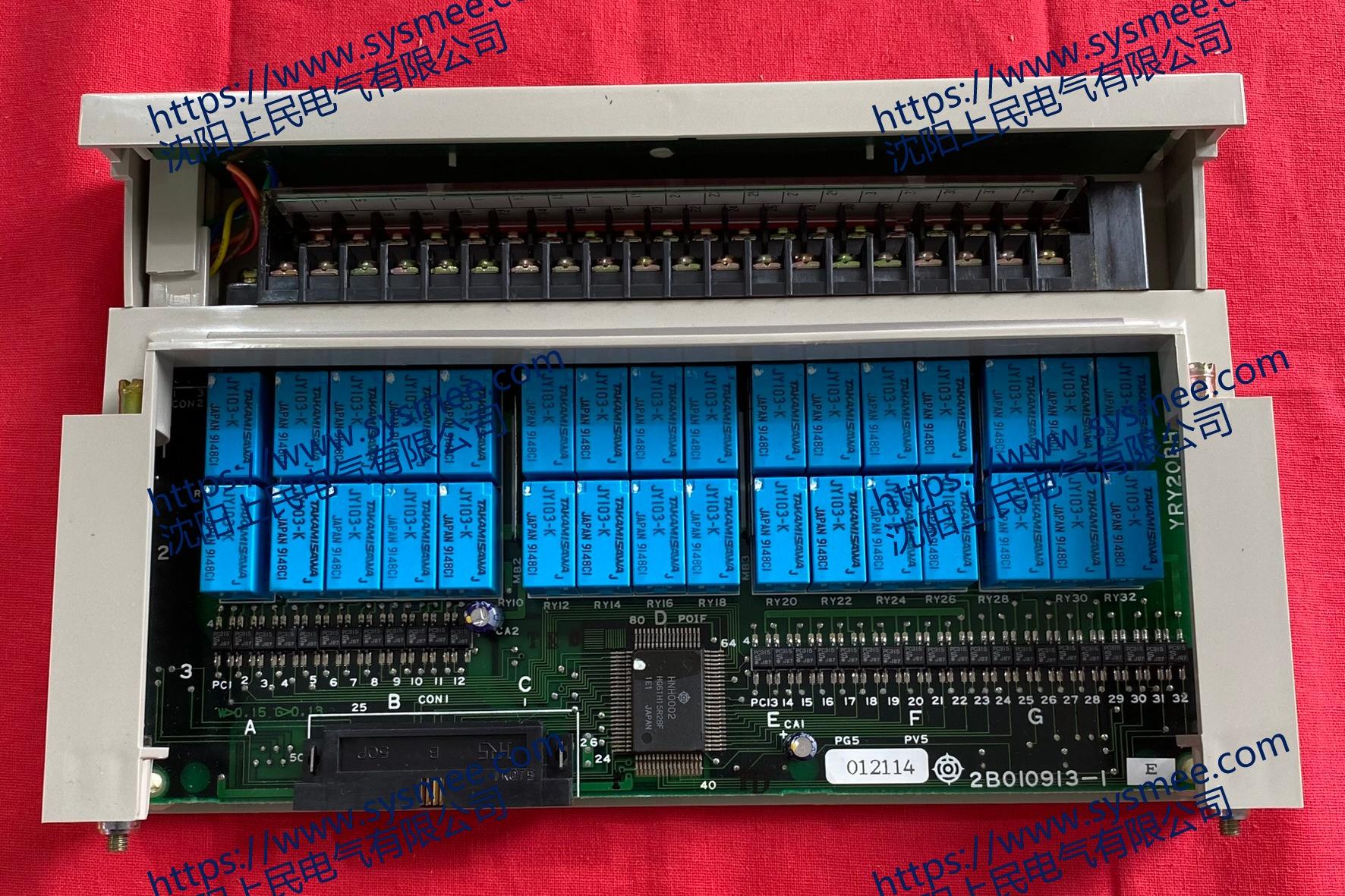 HITACHI日立YRY20BH是一款 32 点的继电器输出型 PLC 模块