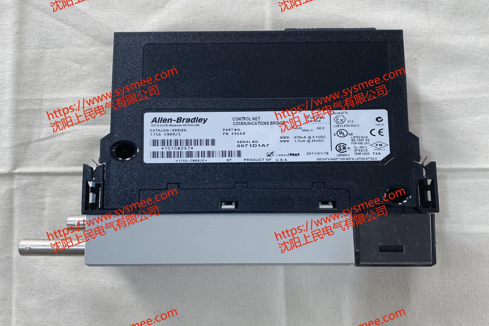 ALLen-Bradley罗克韦尔1756-CNBR/E是一款 ControlLogix 控制网冗余桥接模块