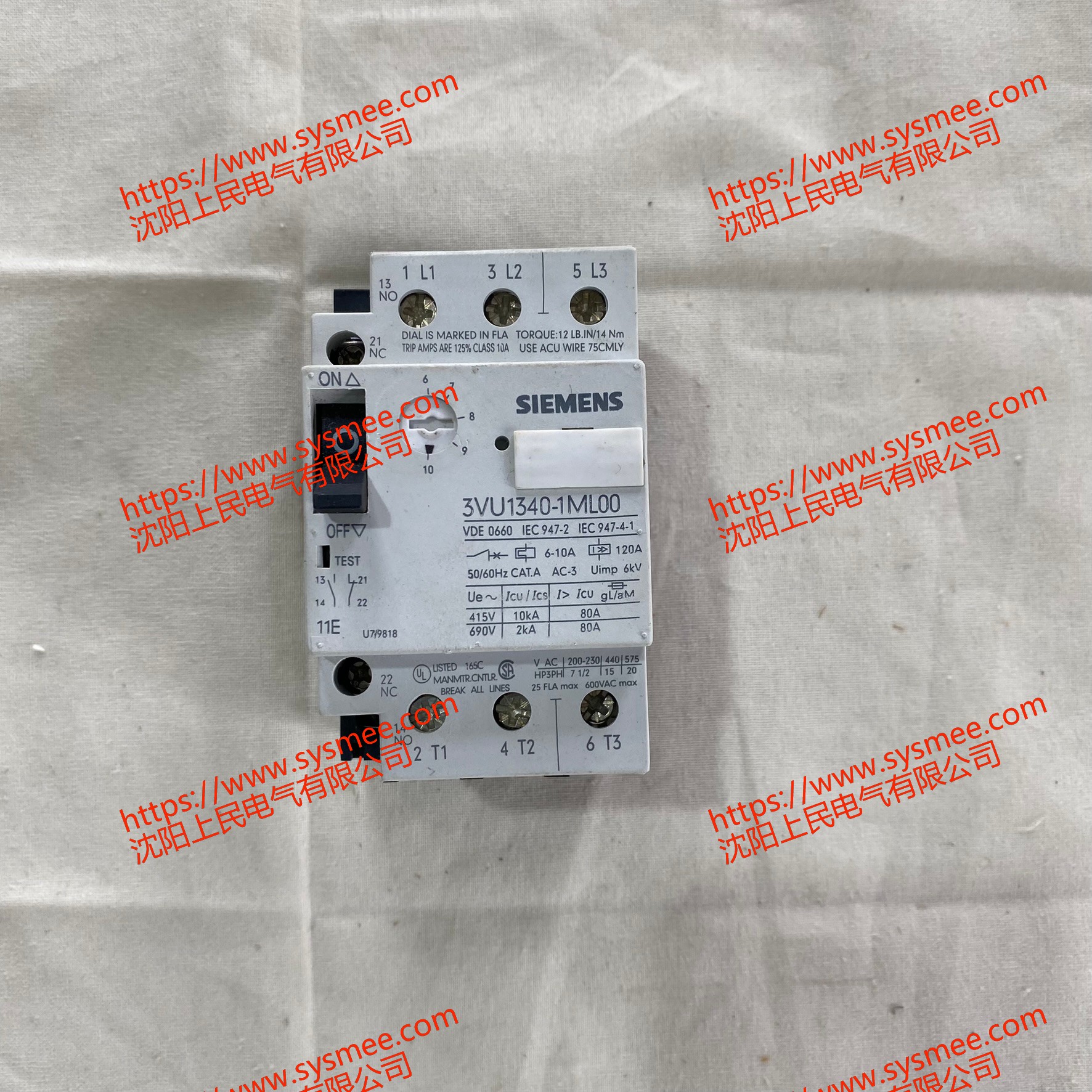 西门子3VU1340-1ML00一款断路器