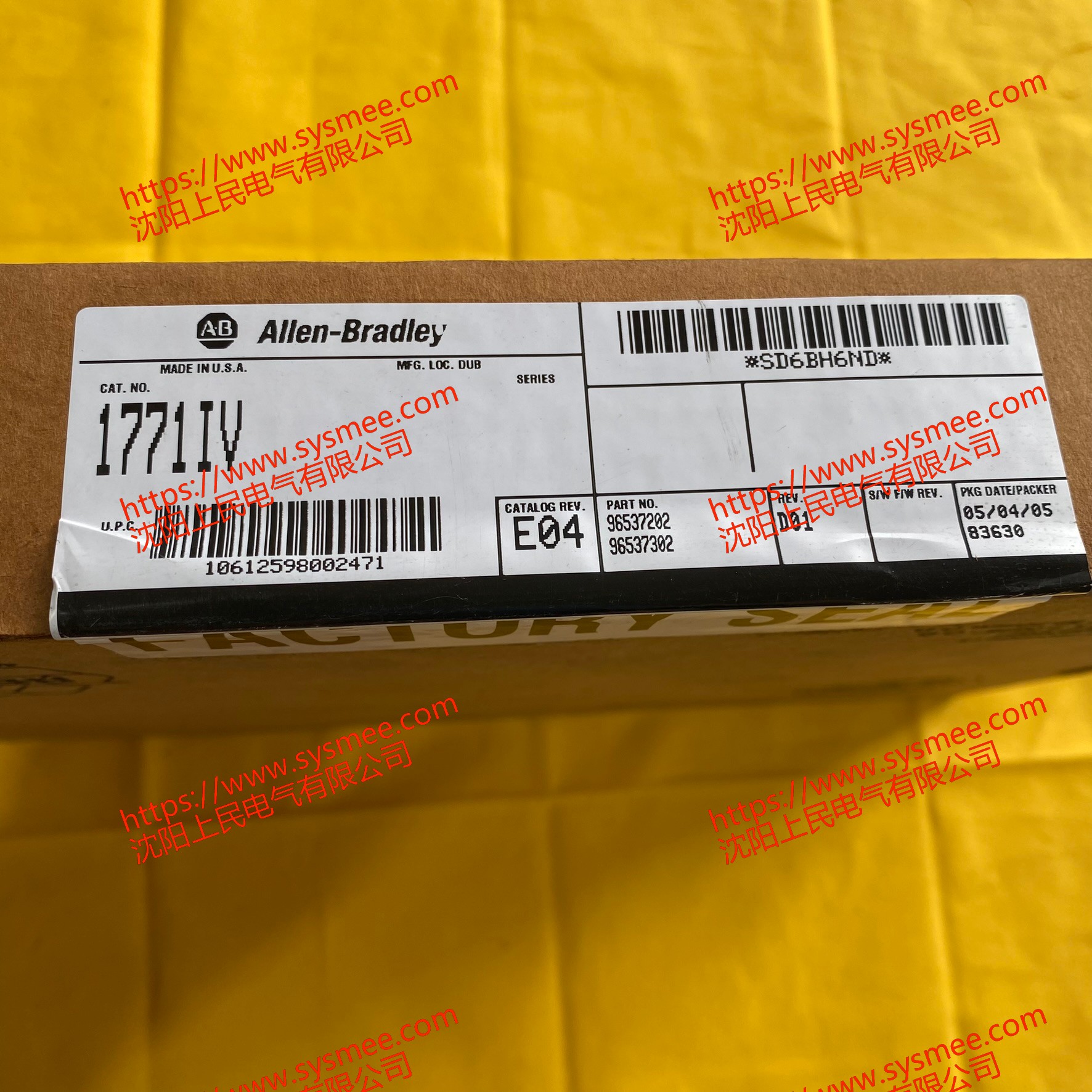 Allen-Bradley 罗克韦尔1771IV是一款 PLC-5 系列的数字直流输入模块