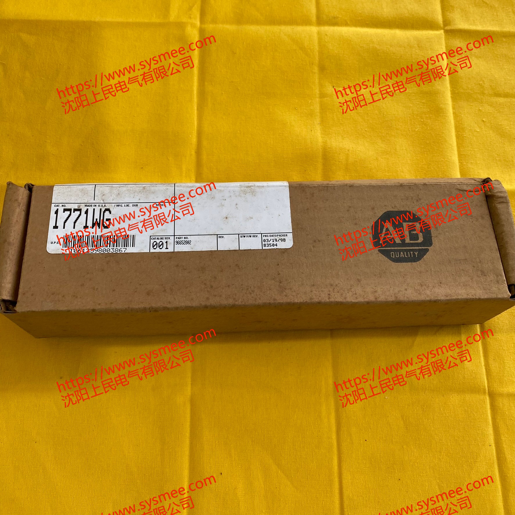 Allen-Bradley 罗克韦尔1771WG是 PLC-5 系列的现场接线臂