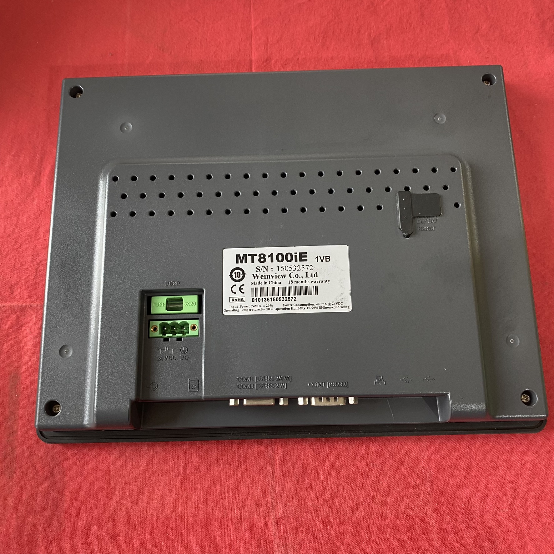 WEINVIEW  MT8100IE工业级人机界面