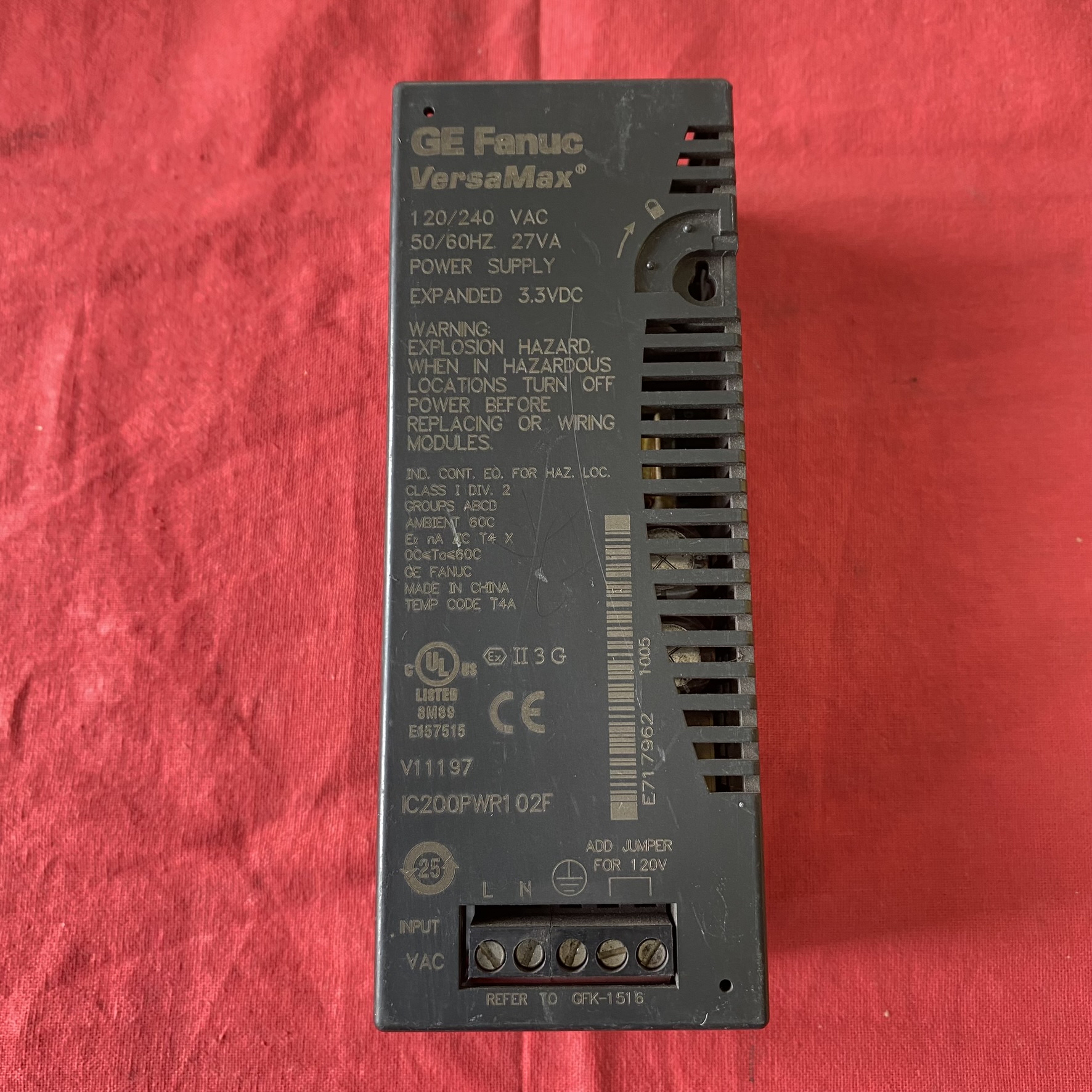 GE IC200PWR102F输入扩展电源模块